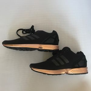 zx flux rose gold and black